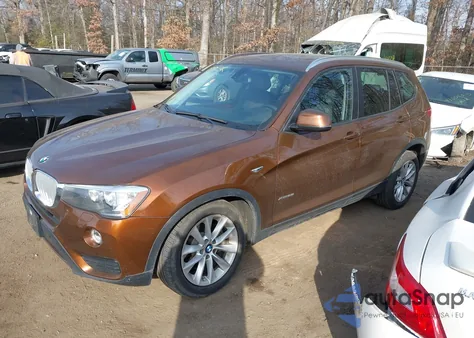 2017 BMW X3 xDrive28I z USA, uszkodzony, nr VIN 5UXWX9C51H0T02280